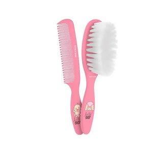 Beter Set spazzola e pettine Baby rosa — Set capelli