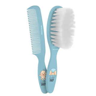 Beter Set spazzola e pettine Baby blu — Set capelli