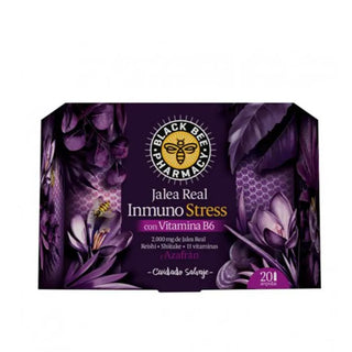 Black Bee Royal Jelly Immuno Stress 20 Viales 