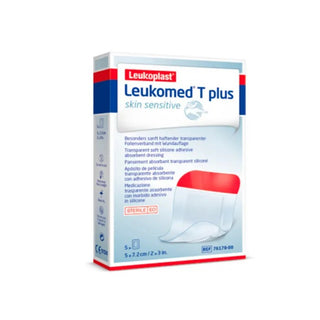 Bsn Medical Leukomed T Plus Pelle Sensibile 5 x 7,2 cm 5 unità — Medicazione sterile