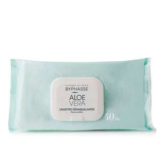 Byphasse Aloe Vera Pelli Sensibili 40 Pezzi — Salviette Struccanti