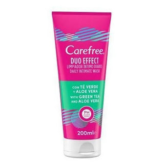 Intimate cleanser Carefree Duo Effect with tea verde and aloe vera 200 ml 