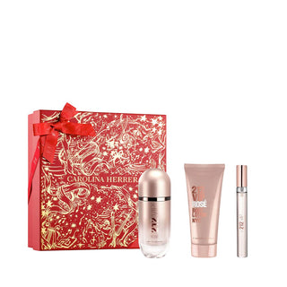 Carolina Herrera 212 VIP Rose Eau de Parfum Spray 80 ml 3-piece set 