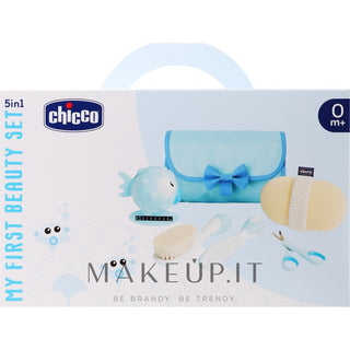 Chicco My First Beauty Set Blu 0M+ 5 pezzi — Set Cura Igienica Neonati