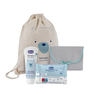 Chicco Natural Sensation Set per il cambio pannolini 4 pezzi — Set igiene neonato