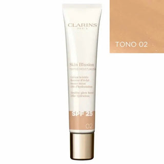 Clarins Skin Illusion Crema Idratante Colorata SPF25 02 40ml — Crema viso SPF