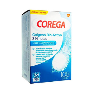 Corega Bio-Active Oxygen 108 unità — Adesivo protesi dentaria