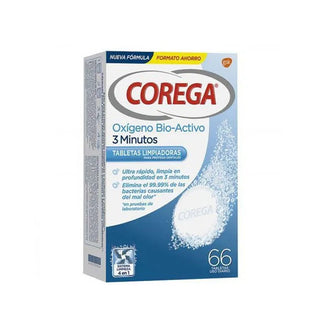 Corega 3 minutos de oxígeno activo 60 unidades 