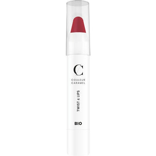 Pintalabios Couleur Caramel Twist and Lips 404 Rosy Red 1 unidad 