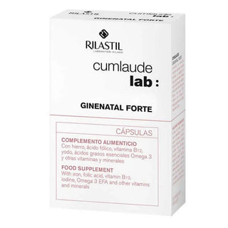 cápsulas de complemento alimenticio Cumlaude Ginenatal Forte 30 unidades 