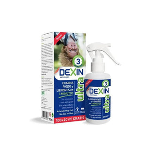 Dexin Anti-poux et lentes 120ml Scrunchie cadeau avec Tea Tree 