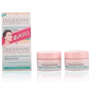 Diadermine Crema de Día Hidratante Matificante 50ml Set de 2 Piezas 