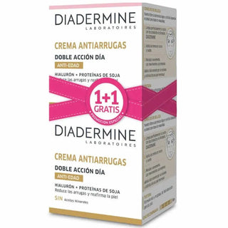 Diadermine Crema de Día Antiarrugas Doble Acción 50ml Set 2 Piezas 