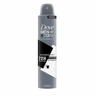 Dove Men Advanced Invisible Dry 72h Deodorante Spray Anti-Giallo 200ml — Deodorante spray