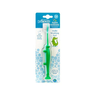 Cepillo de dientes Dr. Brown 1-4 años cocodrilo 