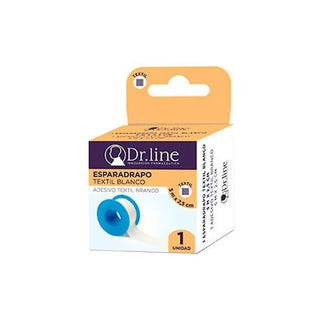 Dr. Line Nastro tessile bianco 5x2,5 cm X12 — Nastro adesivo