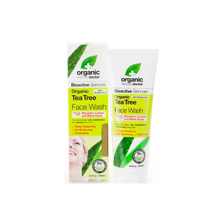 Dr. Organic Tea Tree Detergente viso 200 ml — Detergente viso