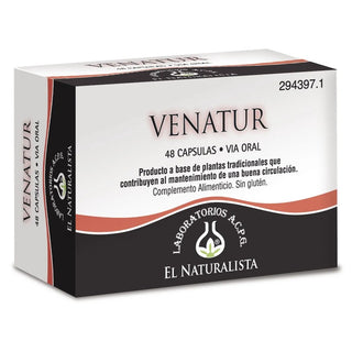 El Natural Venatur 48 cápsulas 375 Mg 