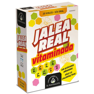 La jalea real natural enriquecida con vitaminas 20 ampollas fáciles de abrir 