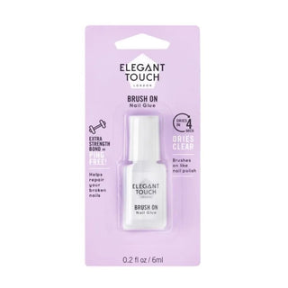 Pegamento para uñas con pincel Elegant Touch 