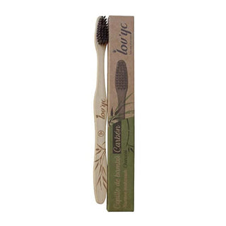 Elie Saab Lovyc Spazzolino da denti in bambù verde 1 pz — Spazzolino da denti