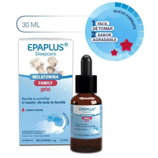 Epaplus Sleep Melatonin Family Drops 30 ml — Integratore melatonina