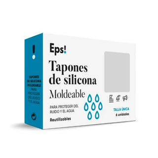 Eps Tappi Auricolari Modellabili Silicone 6 unità — Tappi per orecchi