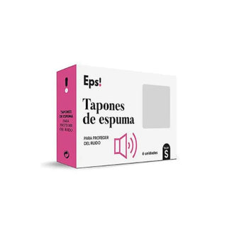 Tapón de espuma EPS talla S 6 piezas 