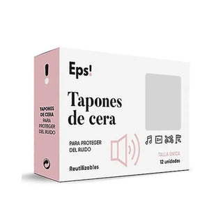 Tapones para los oídos de cera EPS 12 piezas 