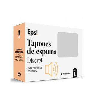 Eps Tappi Orecchie Schiuma Discreti Taglia L 6 unità — Tappo orecchie