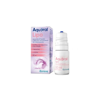Esteve Aquoral Lipo Solución Oftálmica Lubricante Antioxidante 10ml 