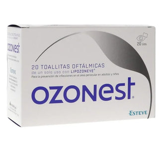 Toallitas oftálmicas Esteve Ozonest 20 unidades 