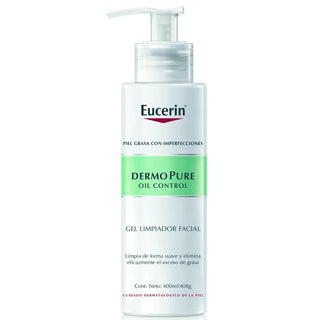 Eucerin Dermopure Oil Control Gel Detergente Viso 200ml — Gel detergente
