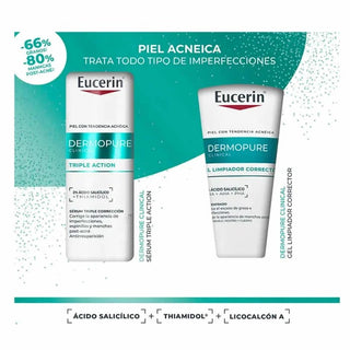Eucerin Dermopure Triple Action siero 40ml Set 2 pezzi — Siero viso