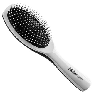 Eurostil Goma Fuelle Cepillo Bicolor Anti-Estatico Grande — Spazzola per capelli