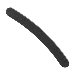 Eurostil Lima per unghie curva imbottita 175 mm nera Confezione da 12 — Lima per unghie