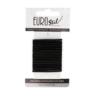 Eurostil Gomme Mini Pack Nero 1 pz — Accessorio Capelli