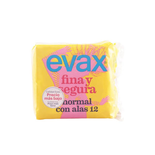 Evax Fina & Segura Normal With Wings Compresas higiénicas 12 unidades 