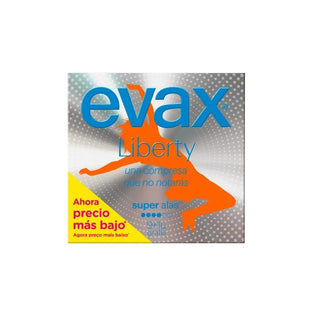 Compresas higiénicas Evax Liberty Super con alas 9+1 unidades 
