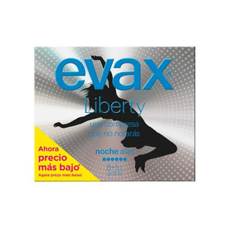 Compresas higiénicas Evax Liberty Night Normal con alas, 12 unidades 