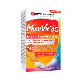 Forté Pharma Multivit 4g Energía 30 comprimidos efervescentes 