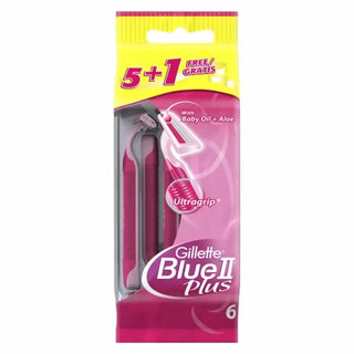 Gillette Blue II Plus 5 + 1 Einheit 