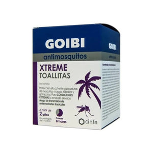 Goibi Salviette repellenti per zanzare Xtreme 16 pezzi — Salviette repellenti