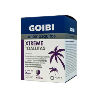 Goibi Salviette repellenti per zanzare Xtreme 16 pezzi — Salviette repellenti