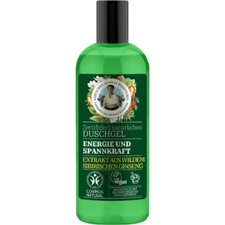 Gel de baño tonificante natural al ginseng siberiano Green Agafia 260 ml 