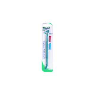 Cepillo de dientes Proxabrush Classic con mango, 2 recambios de goma 