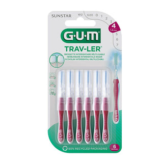 Sunstar Gum Spazzolino interdentale Proxabrush Trip 6 pezzi — Spazzolino interdentale