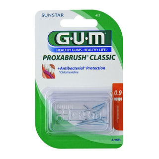 Proxabrush Classic Cepillo interdental con clorhexidina 0,9 mm 8 unidades encías 