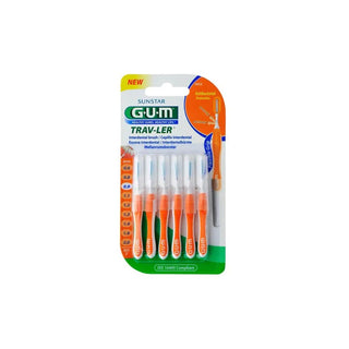Cepillo interdental Sunstar Gum 0,9 mm Trav-Ler 6 Ud 