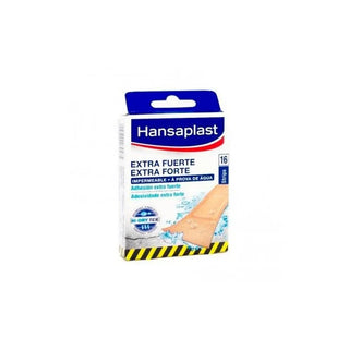 Parche adhesivo extra fuerte Hansaplast 16 tiras 